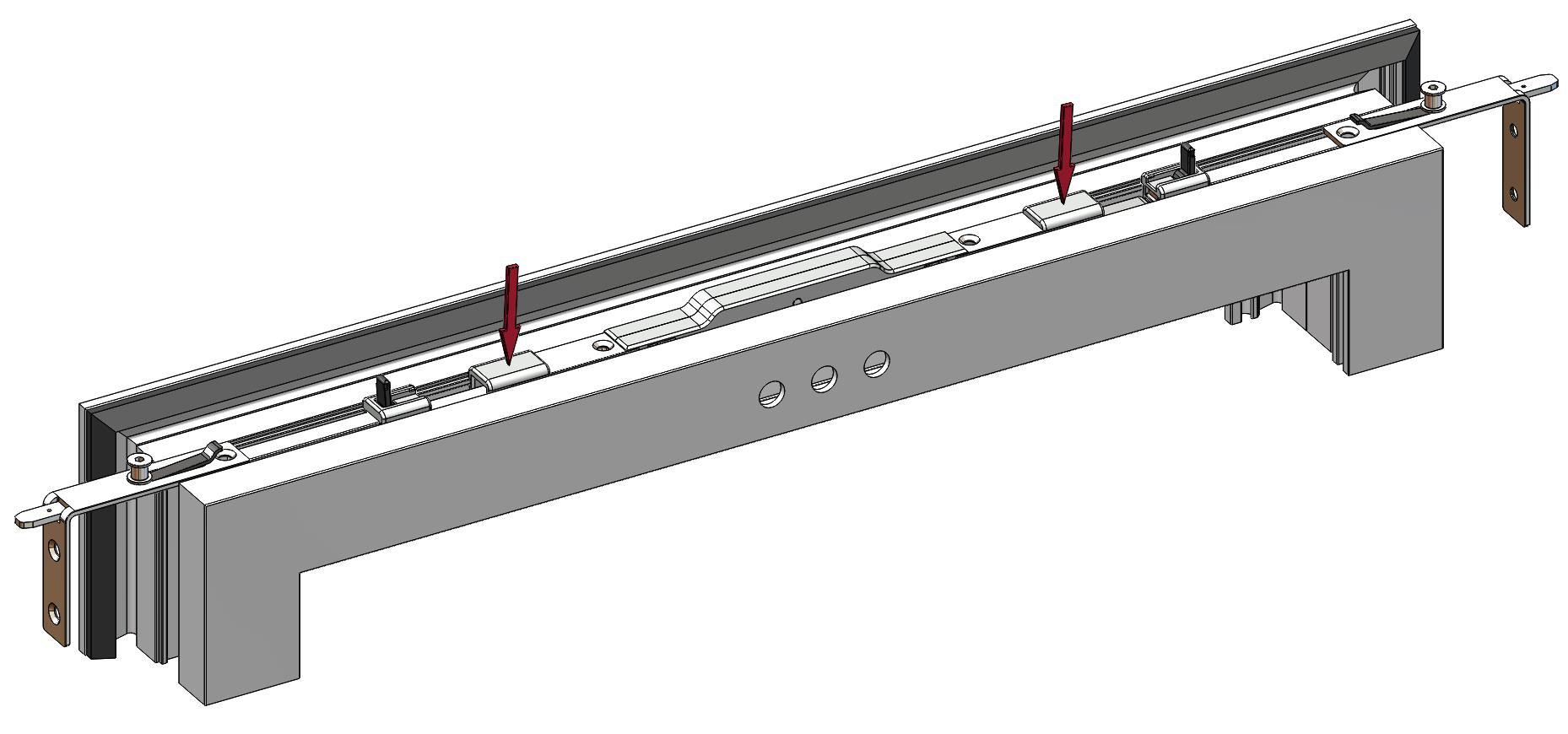 D194 Telescopic Shootbolt Fitting drawing 2 jpeg