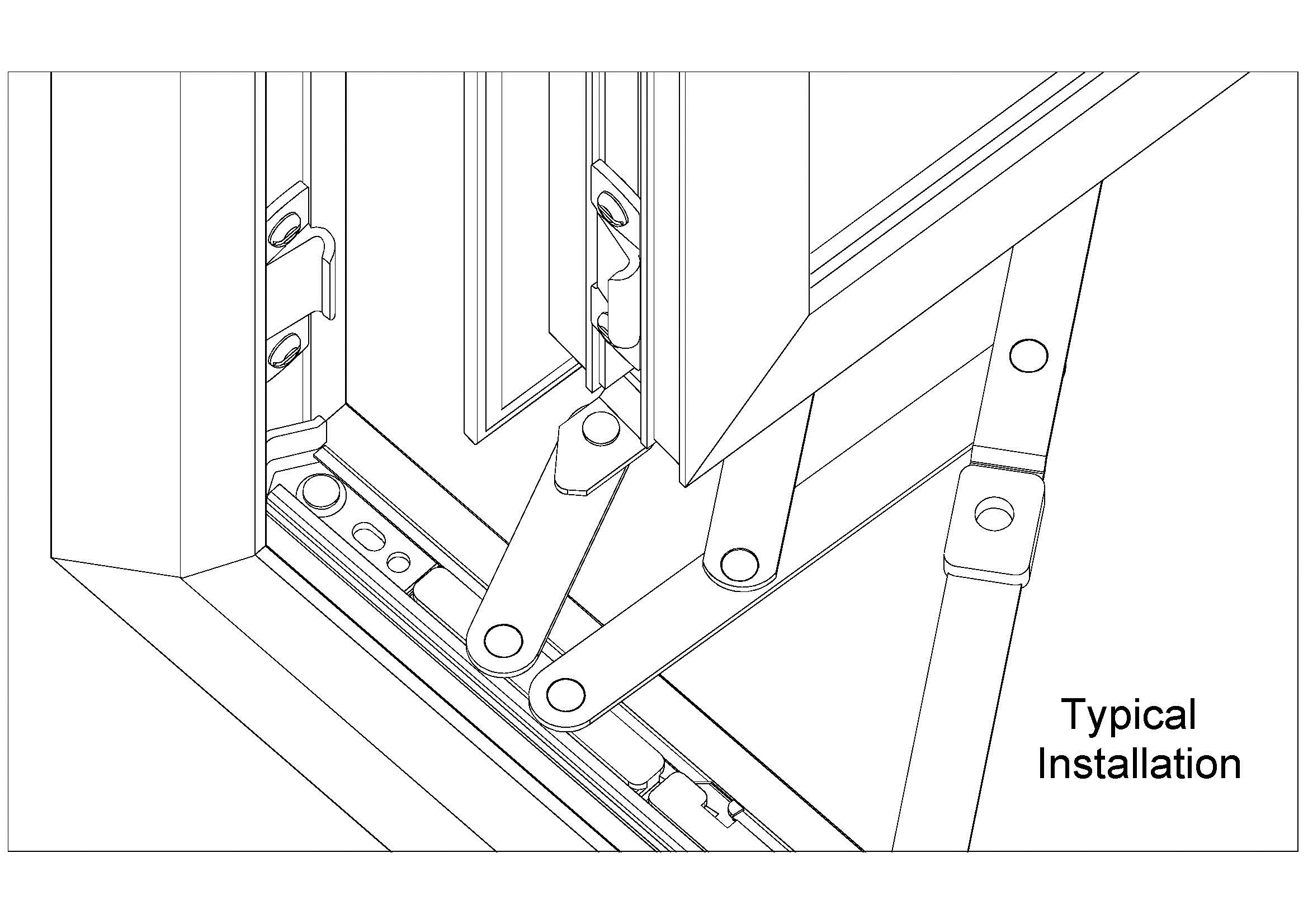 D77 Typical X-tra Bolt on Window Installation drawing jpeg