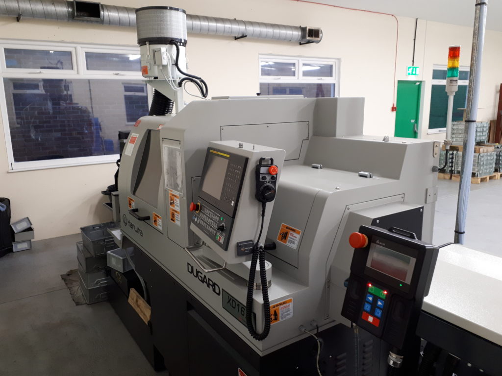 Hanwha sliding head CNC lathe